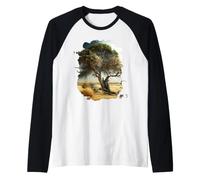 Le Vieil Arbre de la Savane est Un Symbole de la Nature et Manche Raglan