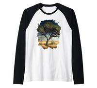Le Vieil Arbre de la Savane est Un Symbole de la Nature et Manche Raglan