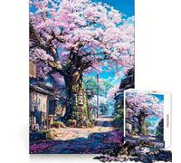 Le Vieux Cerisier Sakura Puzzle de 1000 pièces pour Adultes pour renforcer Les Liens, se Souvenir de Moments de sérénité et Profiter d'une qualité exceptionnelle 38x26cm