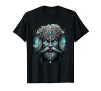 Le Viking Mystique Sombre avec Armure T-Shirt Graphique avec Valeur