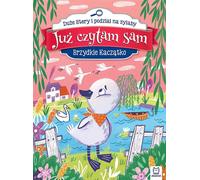 Le vilain petit canard. Je lis déjà tout seul. Lettres capitales et division en syllabes - Anna Podgórska (Märchen für Kinder auf Polnisch)