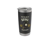 Le Village de Duval Pickleball Design vieilli Gobelet isotherme en acier inoxydable double paroi