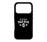 Le Village de Palo Alto - Style Classique - Motif Palmiers Coque pour iPhone 17 Pro
