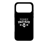 Le Village de Palo Alto - Style Classique - Motif Palmiers Coque pour iPhone 17 Pro Max
