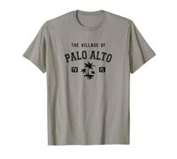 Le Village de Palo Alto - Style Classique - Motif Palmiers T-Shirt