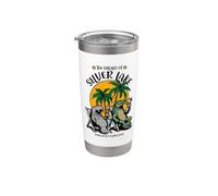 Le village de Silver Lake TV Manatee Alligator Design Gobelet isotherme en acier inoxydable double paroi