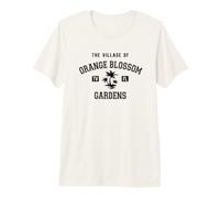 Le Village des Jardins en Fleurs d'oranger - Motif Palmiers T-Shirt Haut de Gamme