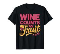 Le Vin Compte Amoureuse du Fruit Humour Sante Buveuse De T-Shirt