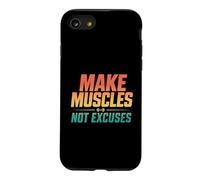 Le Vintage Fait des Muscles, Pas des Excuses pour l'entraînement Physique Coque pour iPhone SE (2020) / 7/8