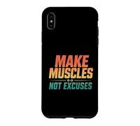 Le Vintage Fait des Muscles, Pas des Excuses pour l'entraînement Physique Coque pour iPhone XS Max