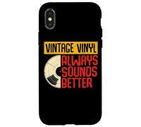 Le vinyle vintage sonne toujours mieux Coque pour iPhone X/XS