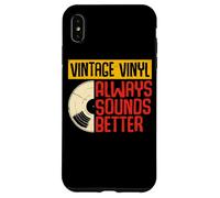 Le vinyle vintage sonne toujours mieux Coque pour iPhone XS Max