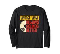 Le vinyle vintage sonne toujours mieux Manche Longue