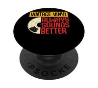 Le vinyle vintage sonne toujours mieux PopSockets PopGrip Adhésif