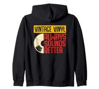 Le vinyle vintage sonne toujours mieux Sweat à Capuche