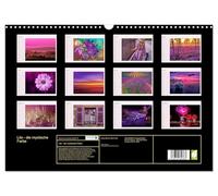 Le violet, une couleur mystique (Calendrier mural 2026 DIN A3 horizontal), CALVENDO calendrier mensuel