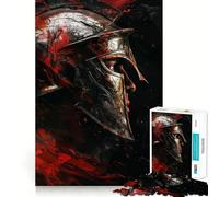 Le Visage de l'armée Spartiate Puzzle de 1000 pièces pour Adolescents Jouet cognitif et ludique Assemblage Facile Pièce d'art 38x52cm