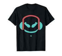 Le Visage Souriant de Funny DJ Mallow Brun T-Shirt Graphique avec Valeur
