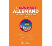 Le vocabulaire allemand