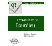 Le vocabulaire de Bourdieu