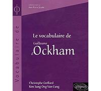 Le vocabulaire de Guillaume d'Ockham