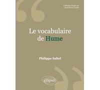 Le vocabulaire de Hume - Nouvelle éd.