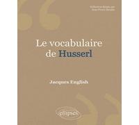 Le vocabulaire de Husserl