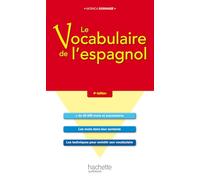 Le vocabulaire de l'espagnol