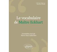 Le vocabulaire de Maître Eckhart