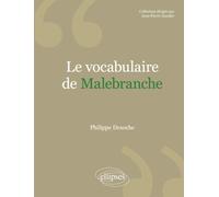 Le vocabulaire de Malebranche