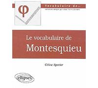 Le vocabulaire de Montesquieu