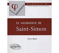 Le vocabulaire de Saint-Simon