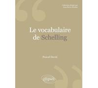 Le Vocabulaire De Schelling