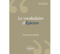 Le vocabulaire d'Épicure