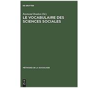Le Vocabulaire Des Sciences Sociales