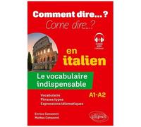Le Vocabulaire Indispensable En Italien A1-A2