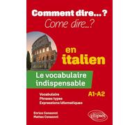 Le vocabulaire indispensable en italien A1-A2