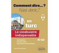 Le vocabulaire indispensable en turc (A1-A2)