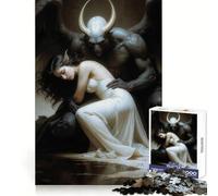 Le Voile des Ombres Puzzle Adulte 1000 Pièces Exercice Cognitif Détente Facile Bords sans Arêtes Cadeau de Fêtes (38x52cm)