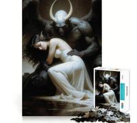 Le Voile des Ombres Puzzle de 1000 pièces Jeu de réflexion Stimulant Découpe Experte Artisanat Fascinant Passe-Temps idéal pour Les Moments de détente (38x52cm)