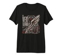 Le Voile tremble, Ailes d'ange, Croix, prophétie T-Shirt Haut de Gamme