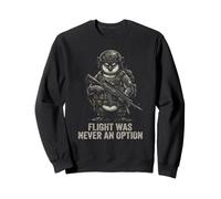 Le vol de Pingouins n'a jamais été Une Option Militaire Tactique Amusante Sweatshirt