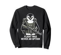 Le vol de Pingouins n'a jamais été Une Option Militaire Tactique Amusante Sweatshirt
