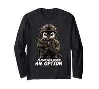 Le vol du Pingouin n'a jamais été Une Option - Funny Manche Longue
