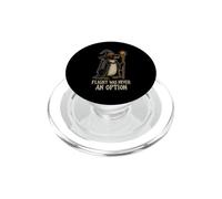 Le vol n'a jamais été Une Option Un bâton de sorcière Amusant en Forme de Pingouin PopSockets PopGrip pour MagSafe