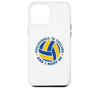 Le Volley-Ball m'appelle et Je Dois Devenir Un Joueur de Sport Amusant Coque pour iPhone 12 Pro Max