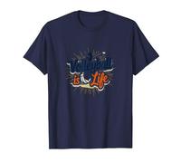 Le Volleyball, C'est la Vie : Passion Sportive pour Les Joueurs et Les Fans T-Shirt, Homme, Bleu Marine, S