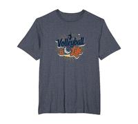 Le Volleyball, C'est la Vie : Passion Sportive pour Les Joueurs et Les Fans T-Shirt, Homme Grandes Tailles, Bleu Chiné, 6X Tall