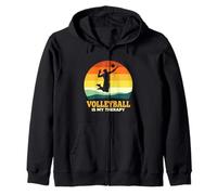 Le volleyball est ma thérapie Sweat à Capuche