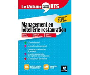 Le Volum' BTS - MHR - Management de l'hôtellerie-restauration - Révision et entraînement